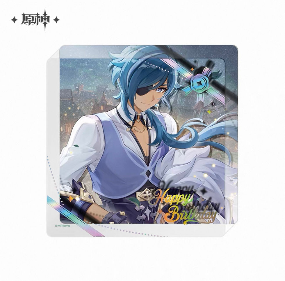 Thumbnail: 【Set A】Genshin Impact Thick Acrylic Coaster