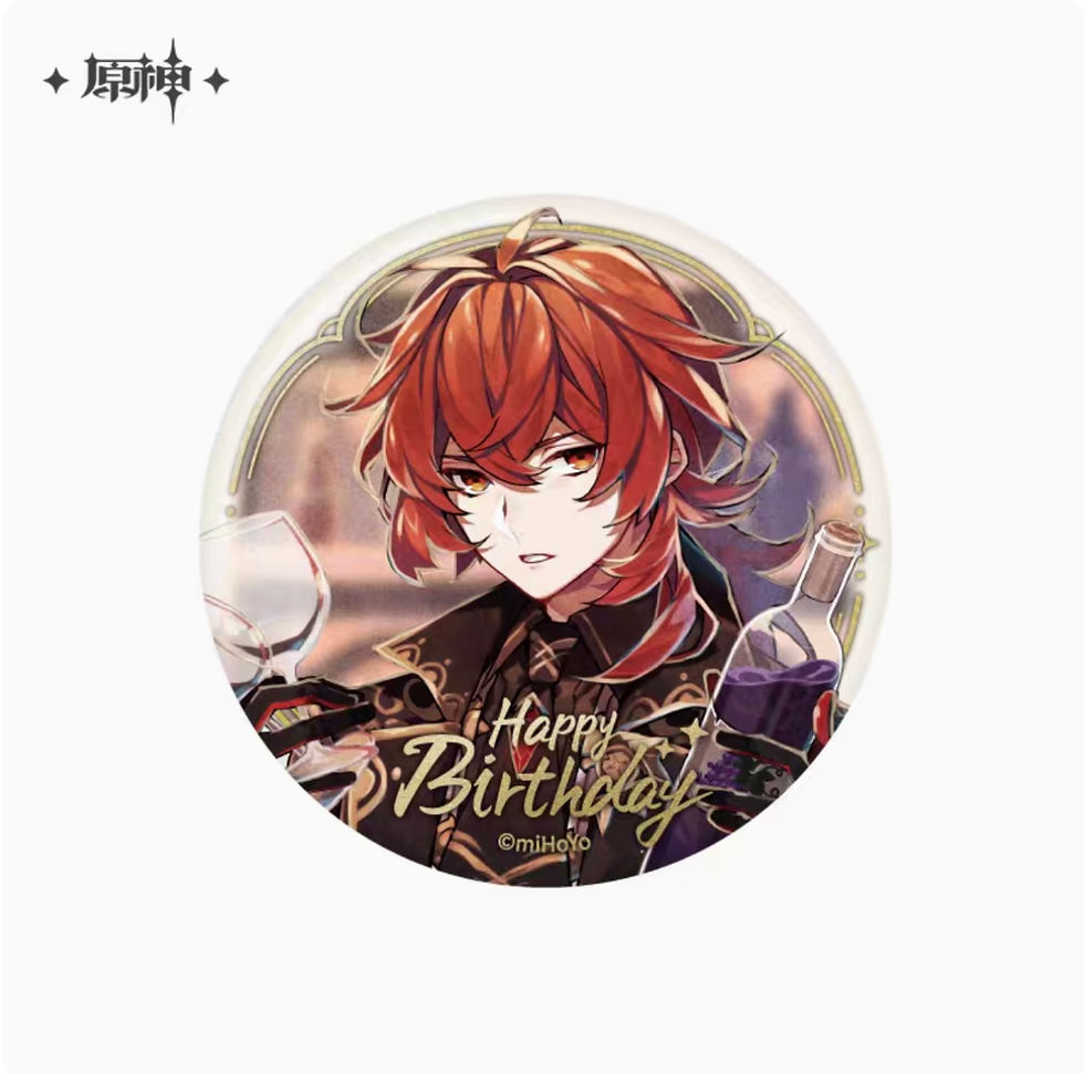 Thumbnail: Genshin Impact Characters Birthday Round Pin