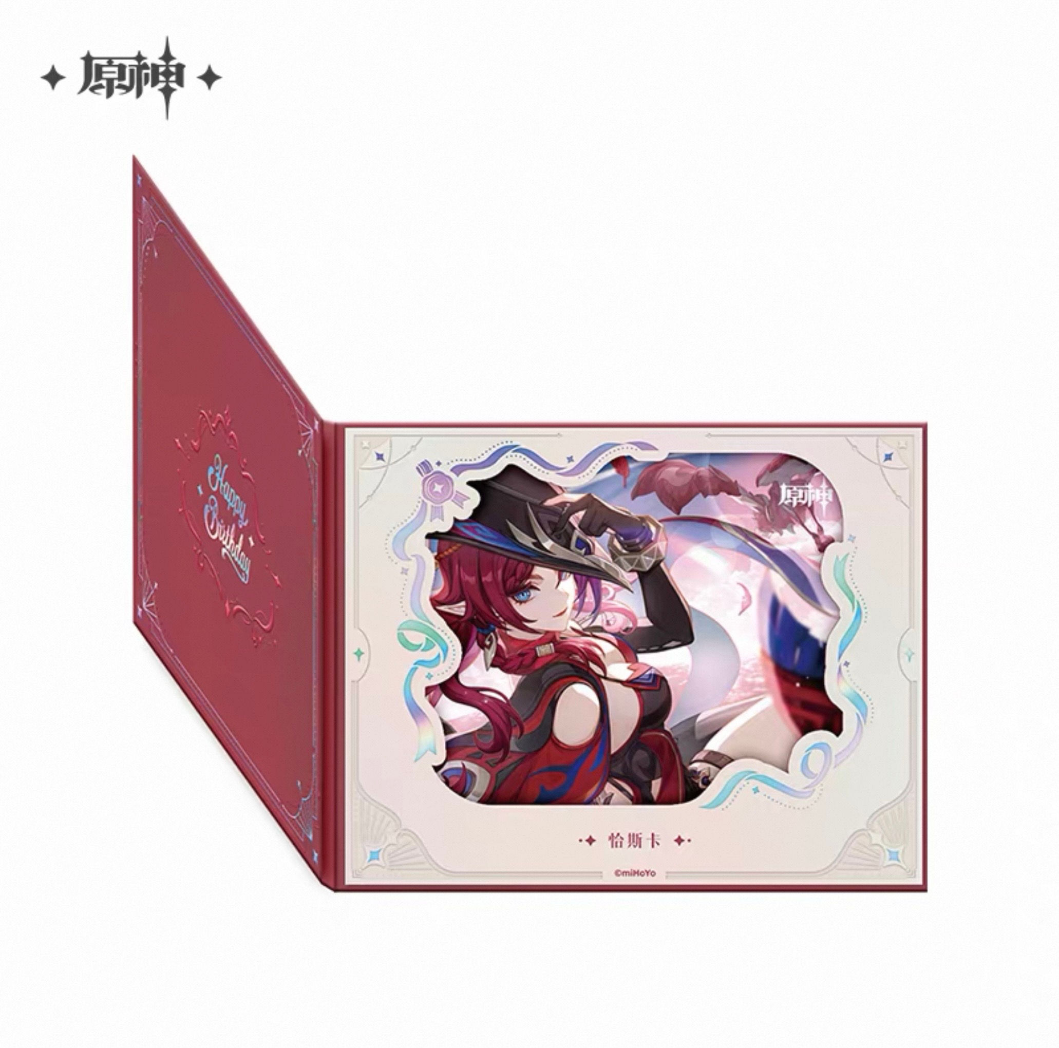 Genshin Impact Chasca Flip-Type Window Paper Stand