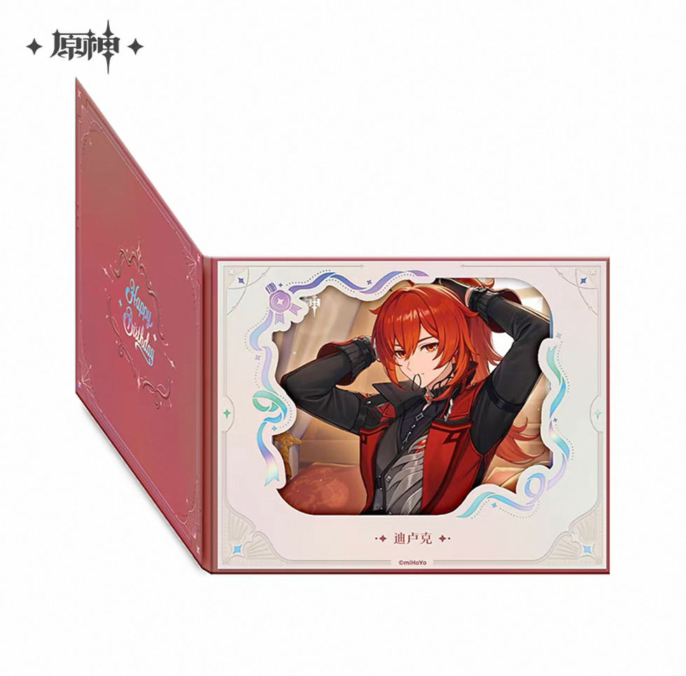 Thumbnail: 【Set B】Genshin Impact Flip-Type Window Paper Stand