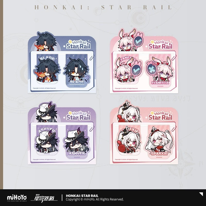 Honkai: Star Rail Magnetic Bookmark Set