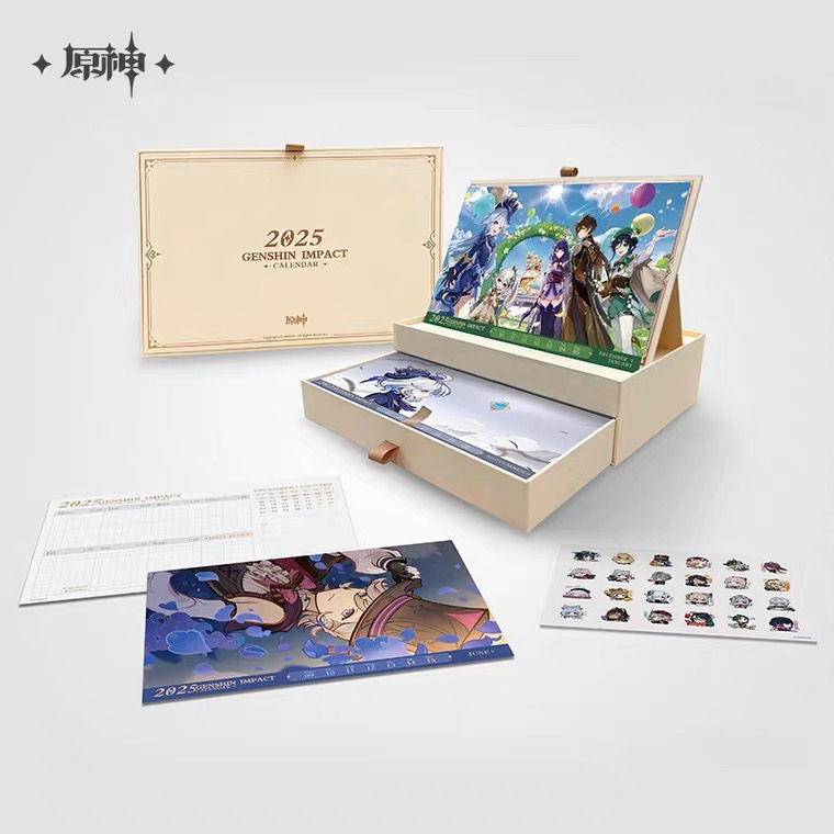 Genshin Impact 2025 Calendar Set