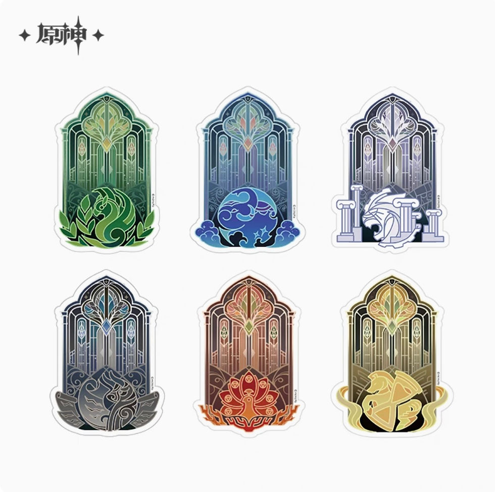 Thumbnail: Sumeru Akademiya Clear Bookmark Set