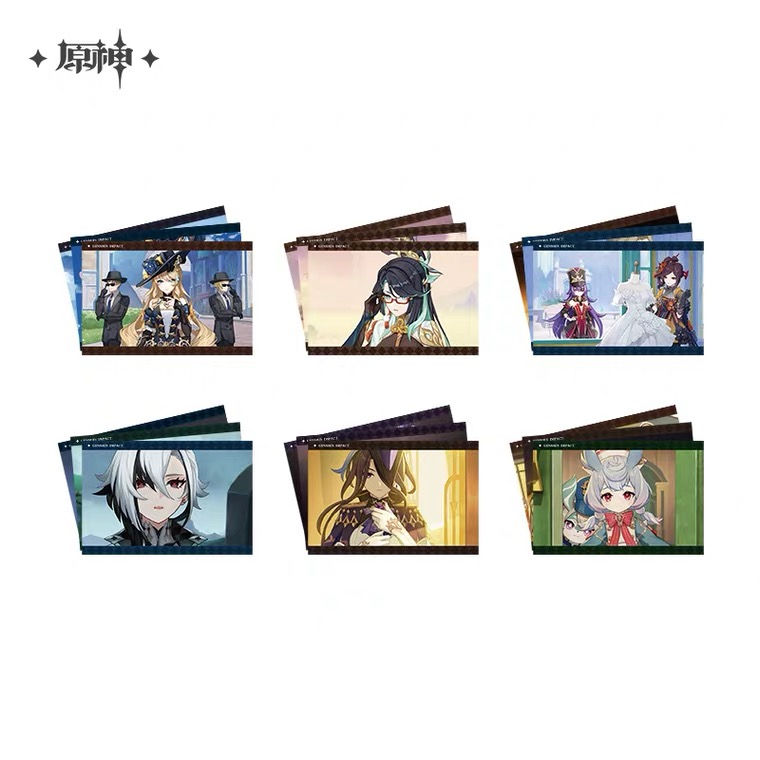 Genshin Impact Characters PV Series Photo Cards