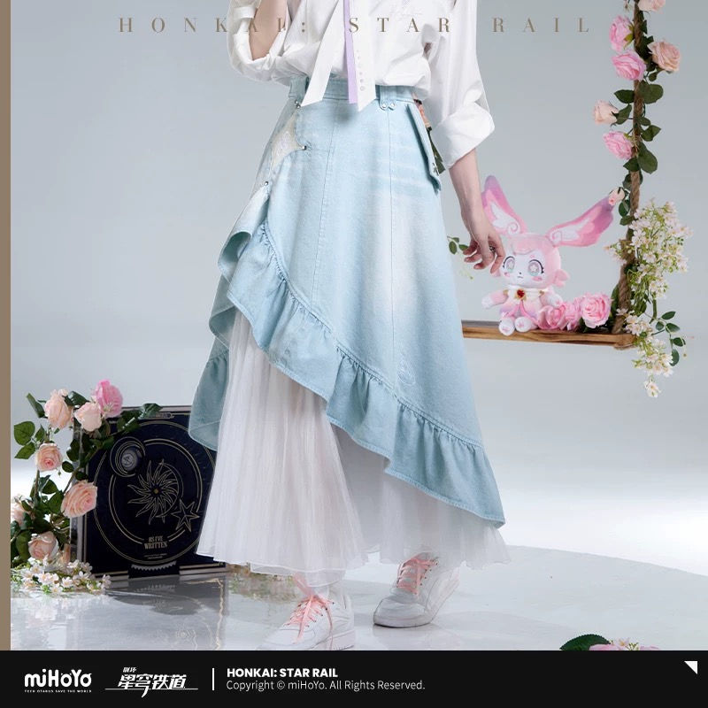 Thumbnail: Honkai: Star Rail Cyrene Themed Denim Skirt