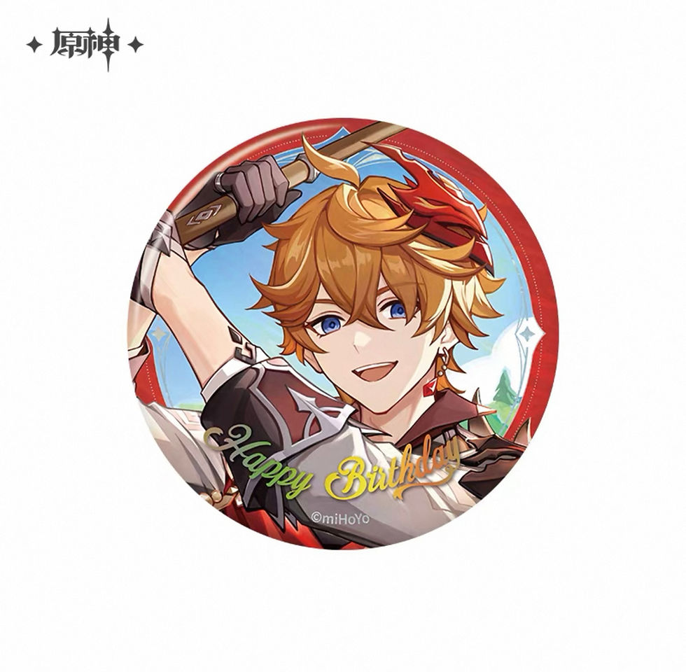 Thumbnail: 【Set A】Genshin Impact Characters' Birthday Round Pin (Year 2025)
