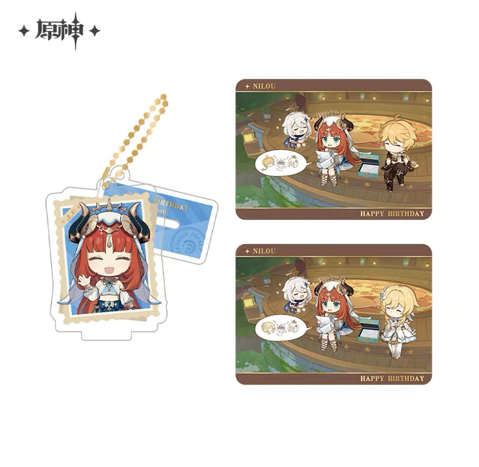 Thumbnail: Genshin Impact Acrylic Stand and Collection Card Set