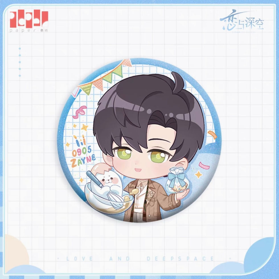 Official Zayne Birthday Round Pin