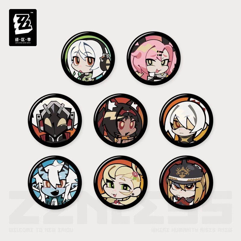 【Set A】Official Mini Round Pin Blind Box