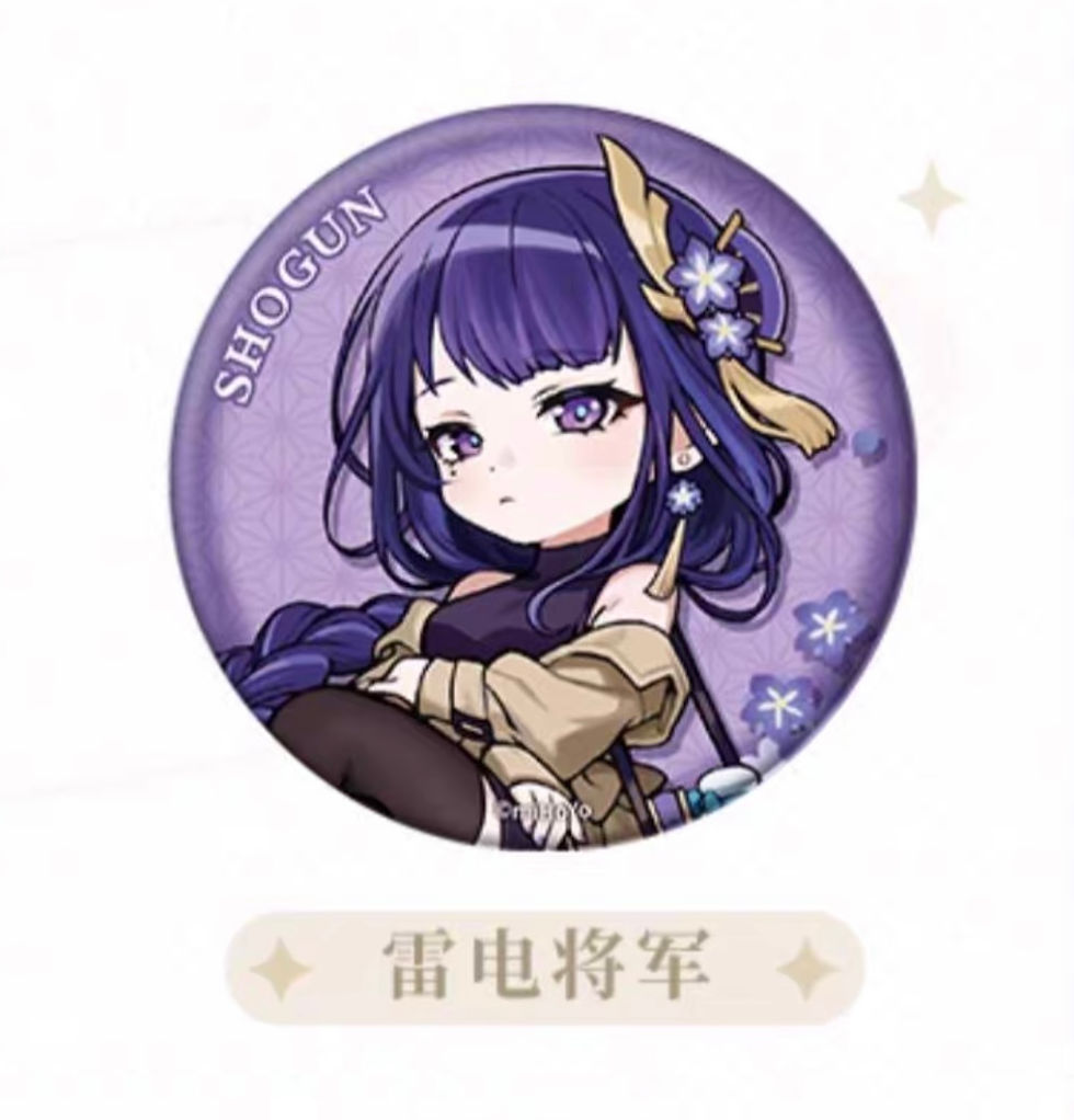 Thumbnail: 【Set A】Genshin Impact Round Pin