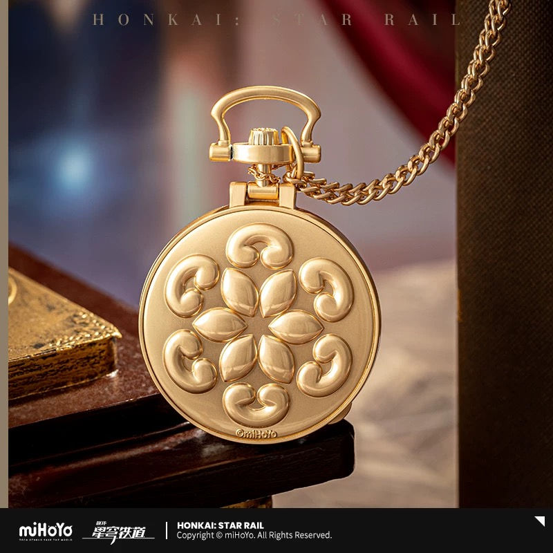 Thumbnail: Honkai: Star Rail Aventurine Themed Pocket Watch Metal Pendant