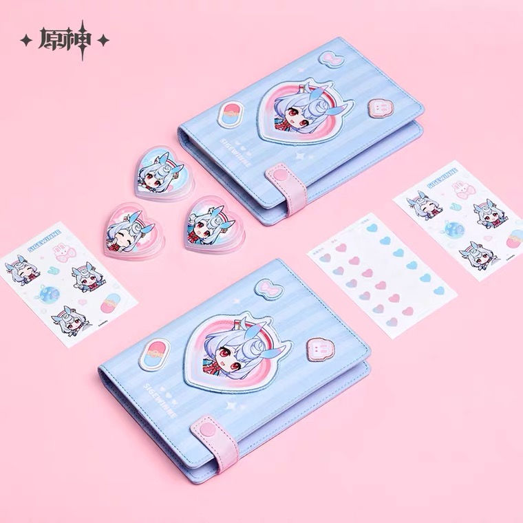 Genshin Impact Sigewinne Notebook/Acrylic Clips Set