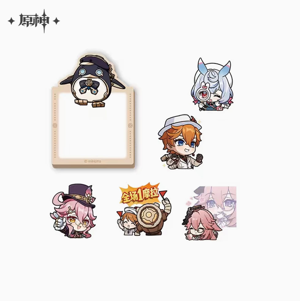 Thumbnail: Genshin Impact Memo Pad with Stickers