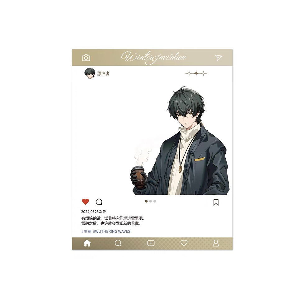 Thumbnail: Wuthering Waves Male Rover Acrylic Group Photo Card