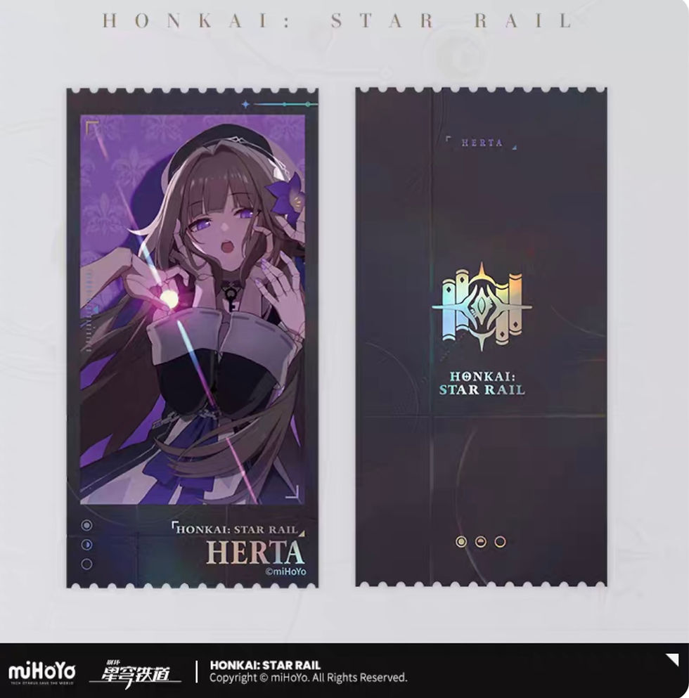 Thumbnail: Honkai: Star Rail Laser Ticket Stub Set