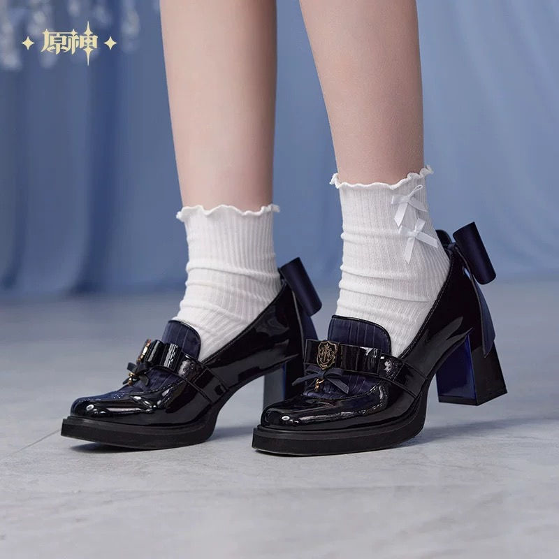 Genshin Impact Furina Themed Shoes