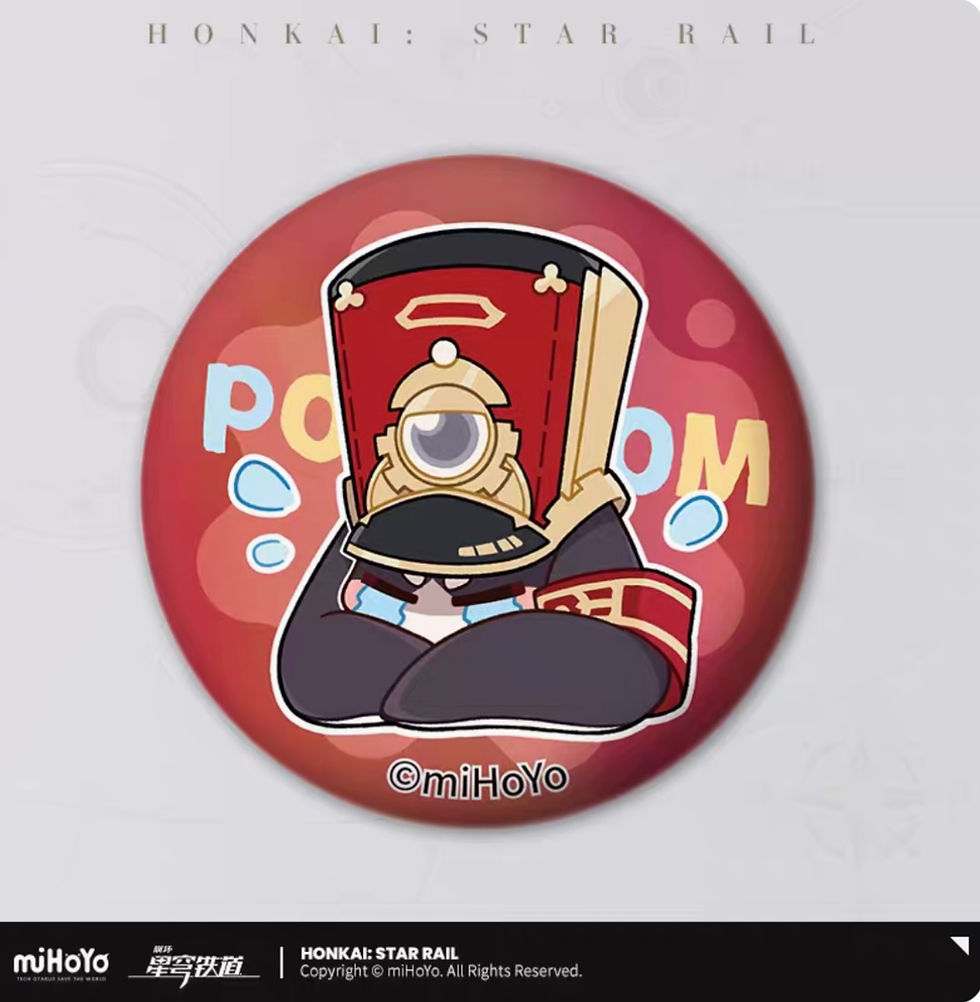 Thumbnail: Honkai: Star Rail Pom-Pom Round Pin Set
