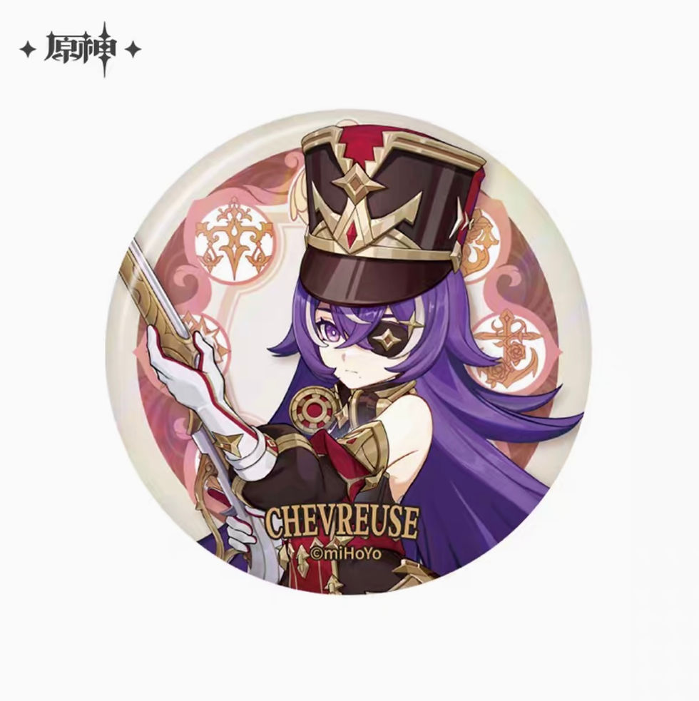 Thumbnail: Fontaine Characters Round Pin