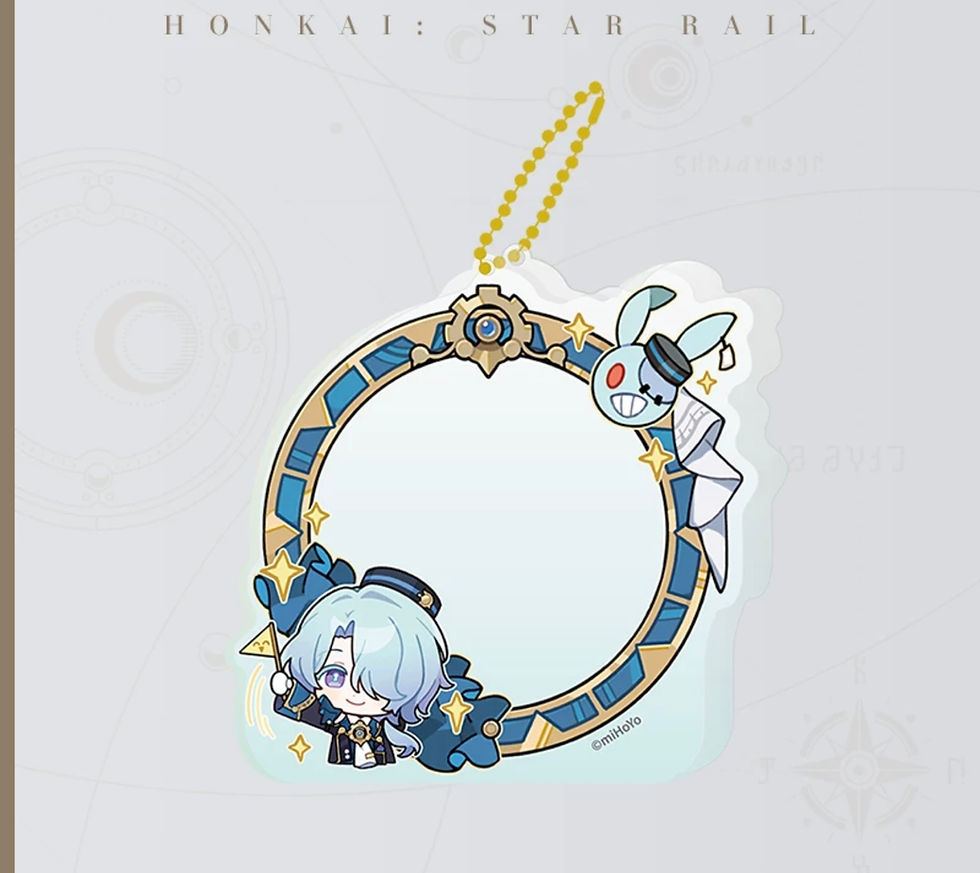 Thumbnail: Honkai: Star Rail Acrylic Round Pin Holder Display/Keychain