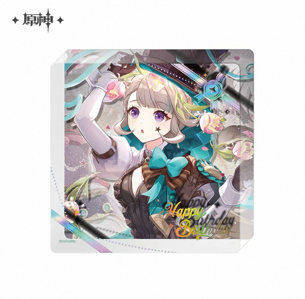 Thumbnail: 【Set A】Genshin Impact Thick Acrylic Coaster