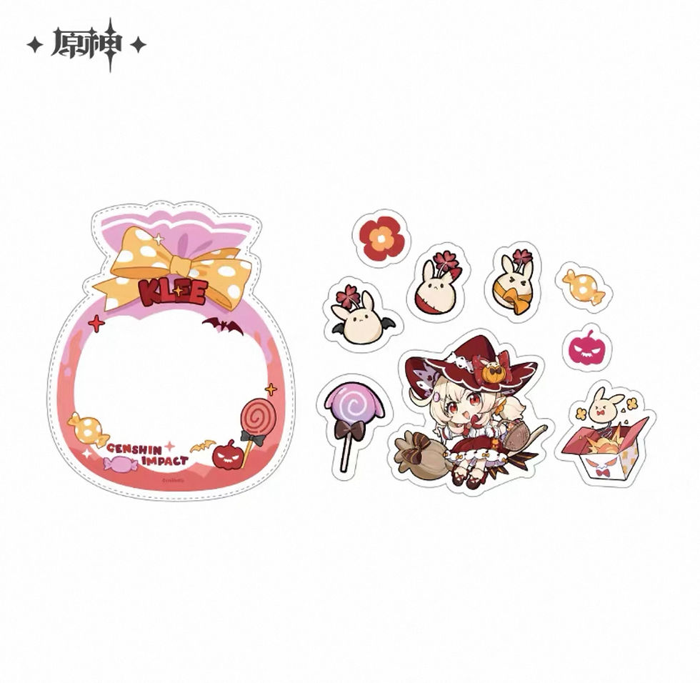 Thumbnail: Genshin Impact Halloween Stickers Set