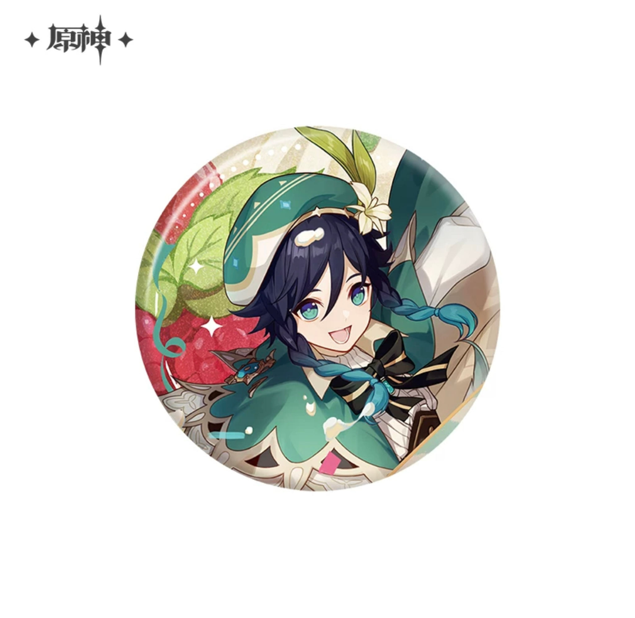 Genshin Impact 4th Anniversary Venti Round Pin
