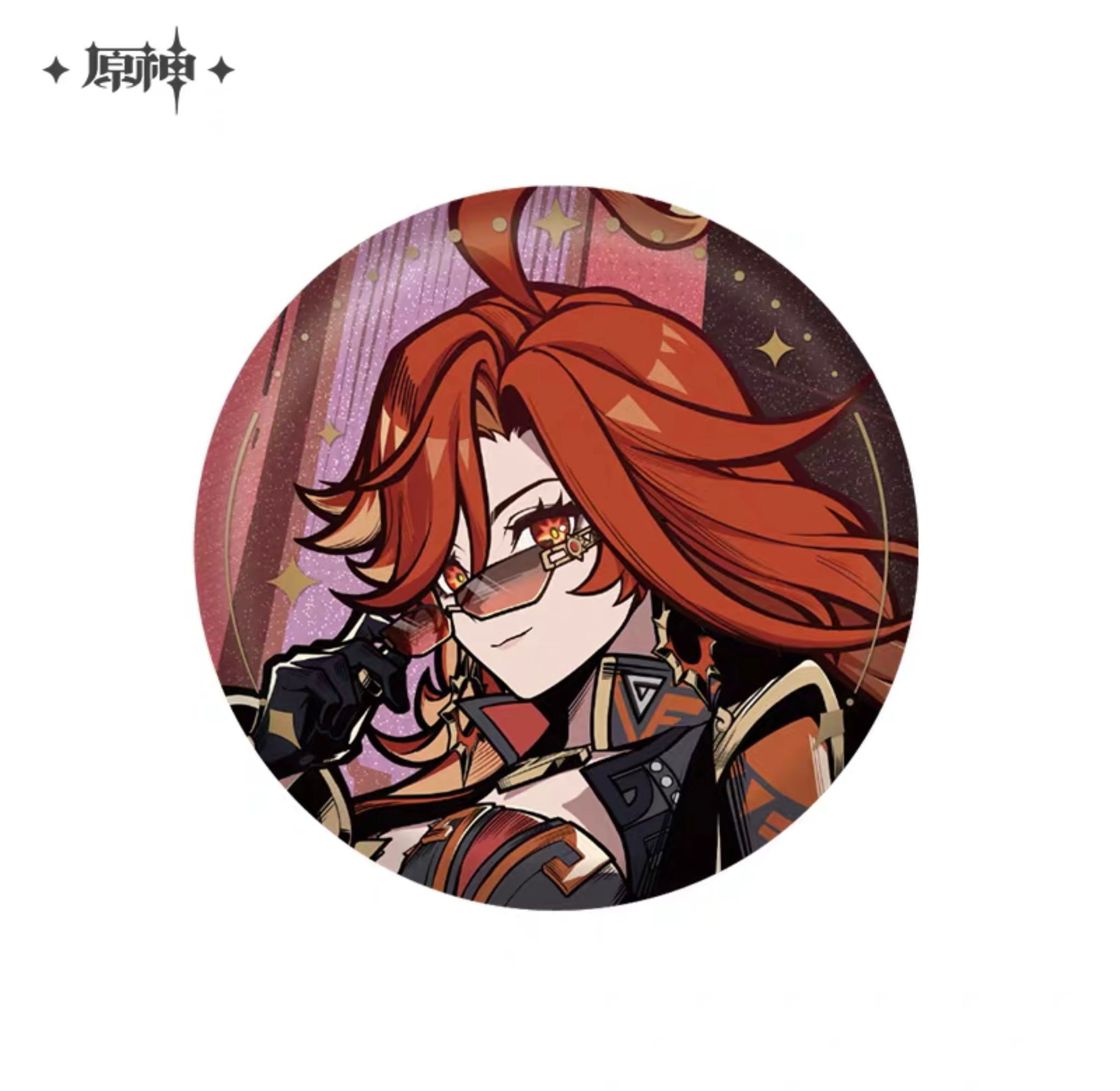 Genshin Impact Mavuika Round Pin