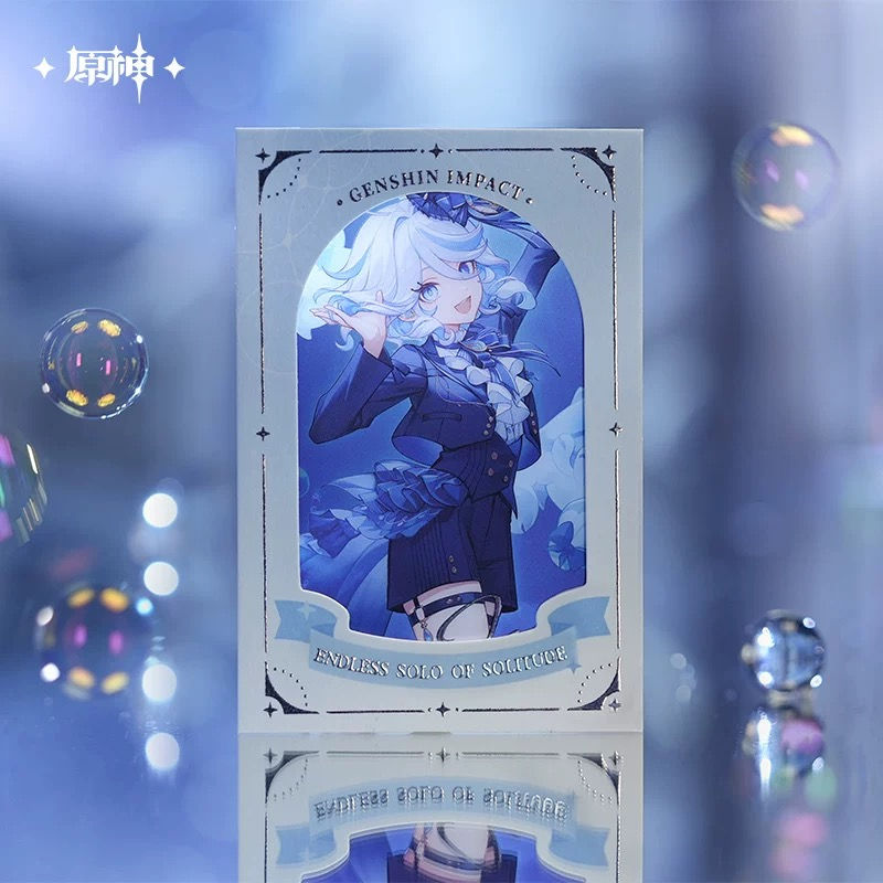 Thumbnail: Genshin Impact Furina Themed Bluetooth Earbuds Gift Box Set