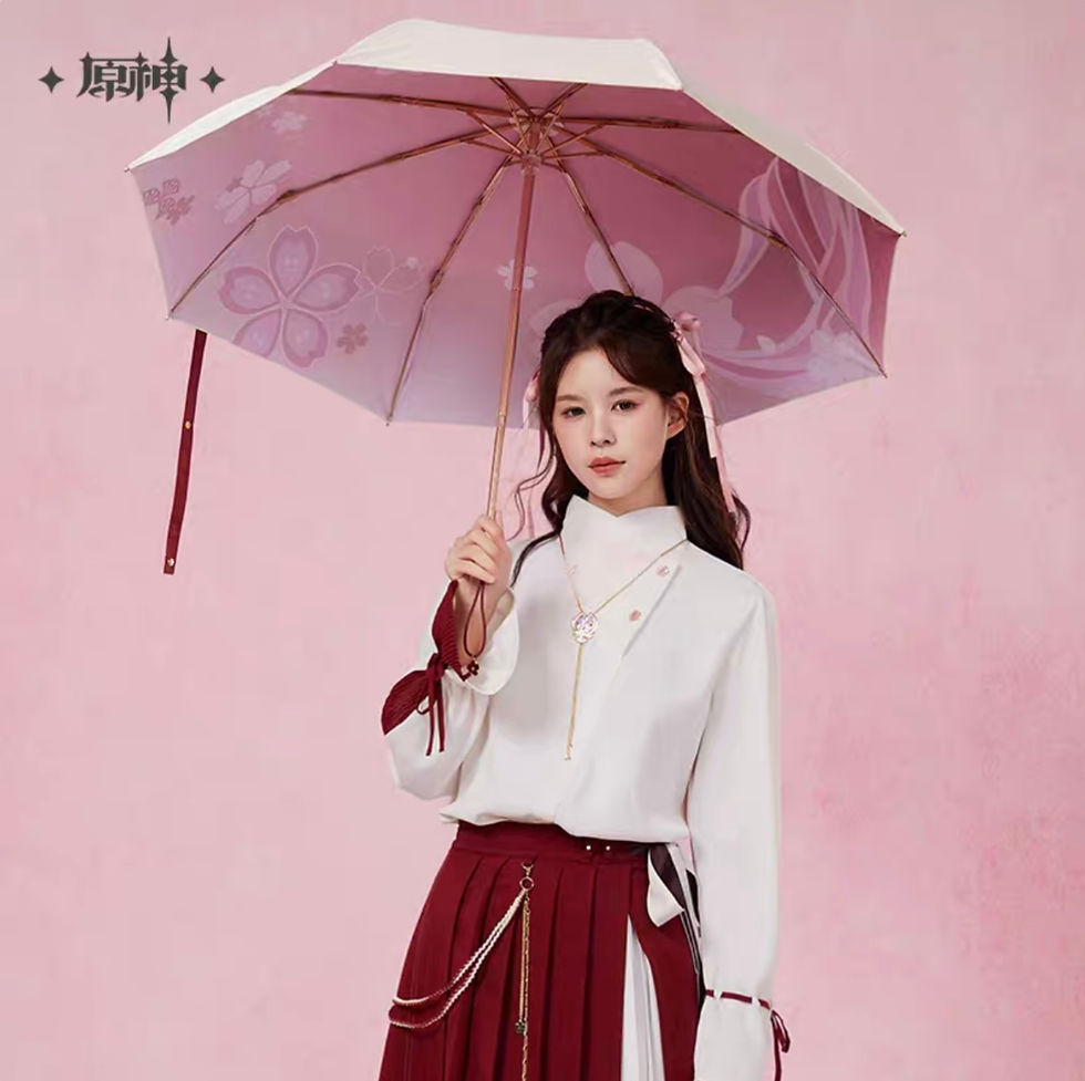 Thumbnail: Genshin Impact Yae Miko Themed Foldable Umbrella