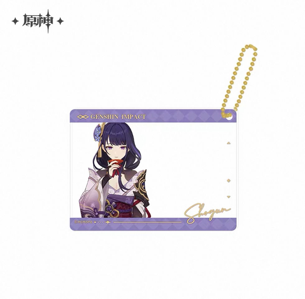 Thumbnail: Genshin Impact Round Pin and Group Photo Acrylic Keychain
