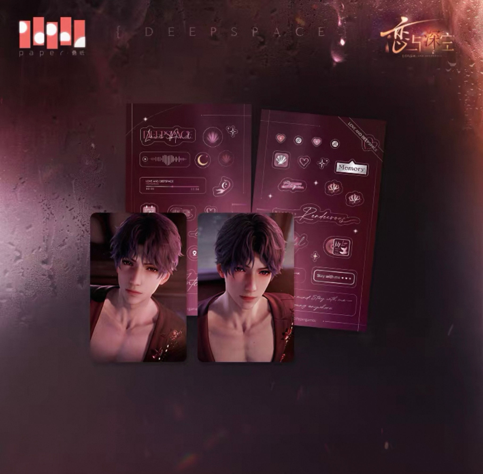 Official Rafayel Cards and Stickers Set