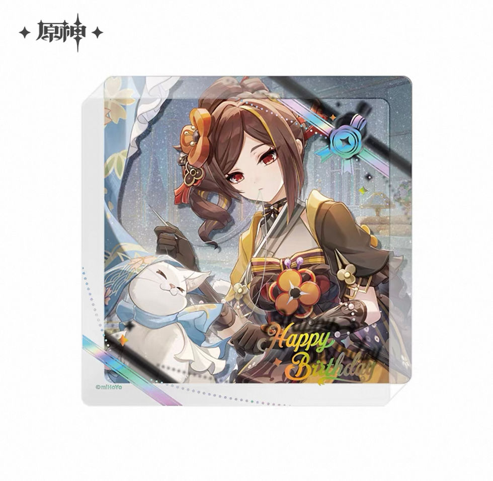 Thumbnail: 【Set B】Genshin Impact Thick Acrylic Coaster