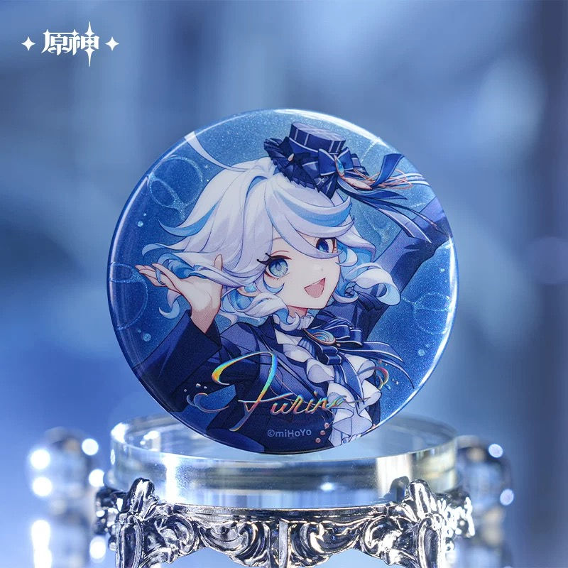 Thumbnail: Genshin Impact Furina Themed Bluetooth Earbuds Gift Box Set