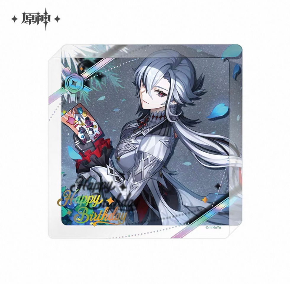 Thumbnail: 【Set B】Genshin Impact Thick Acrylic Coaster