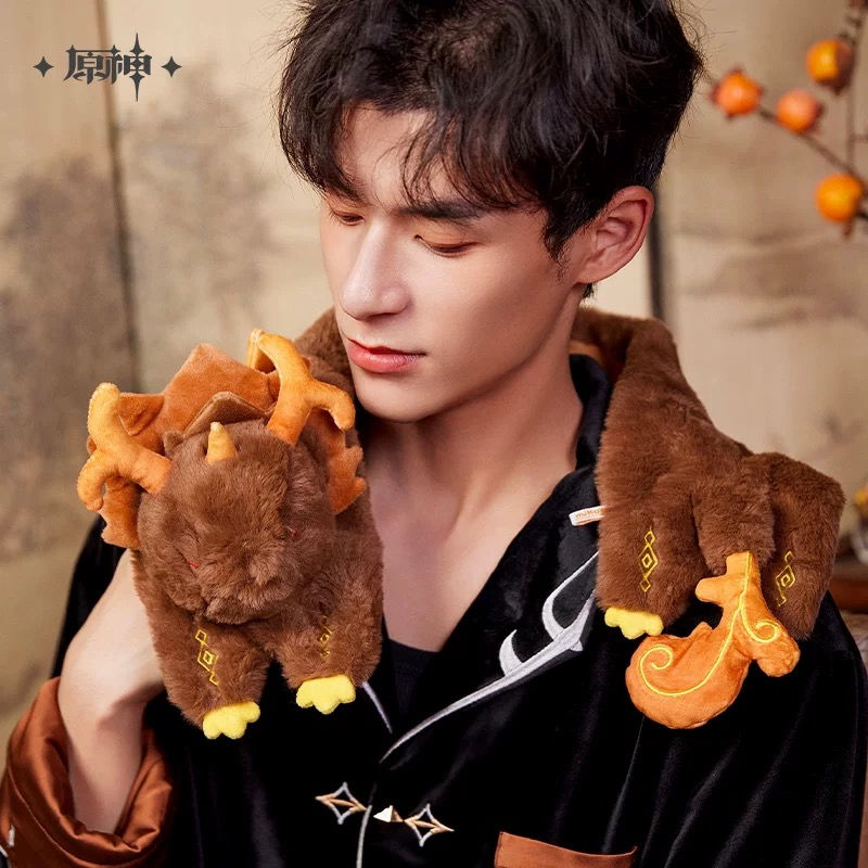 Thumbnail: Genshin Impact Zhongli Themed Plushie Scarf