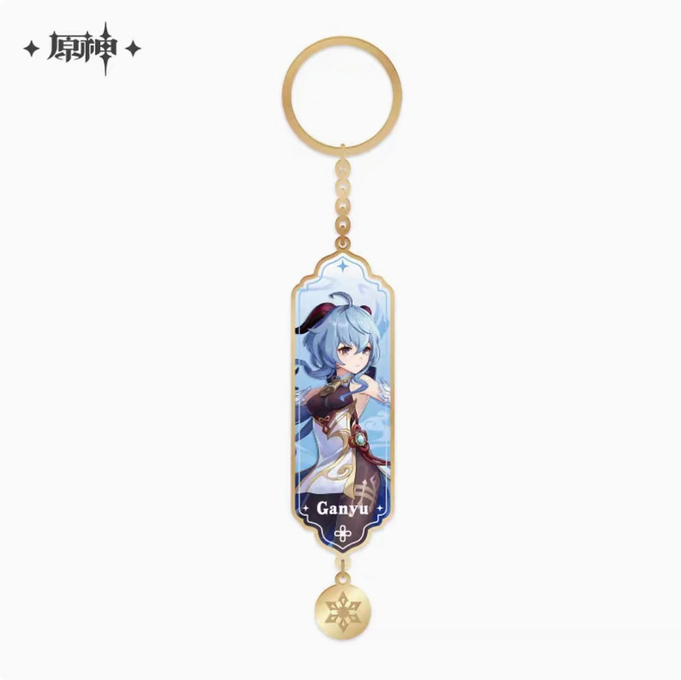 Thumbnail: Genshin Impact Characters Metal Enamel Keychain