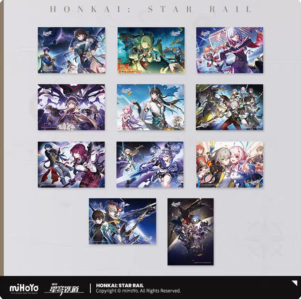 Thumbnail: Honkai: Star Rail Postcards Set