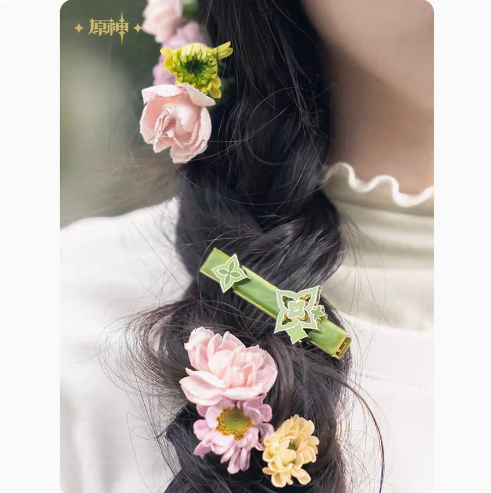 Thumbnail: Nahida Themed Hair Clip