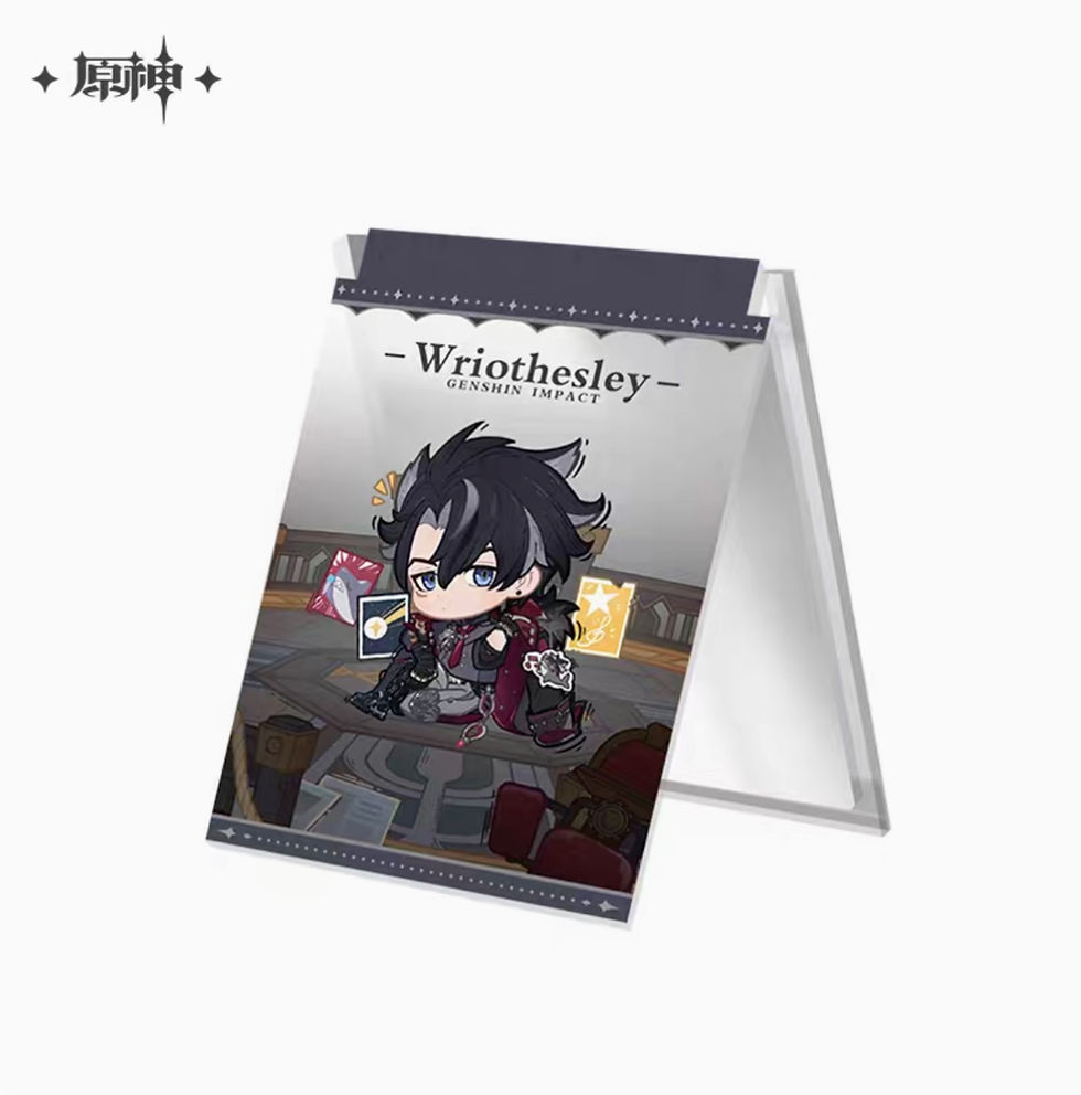 Thumbnail: 【Set A】Genshin Impact Acrylic Foldable Mirror