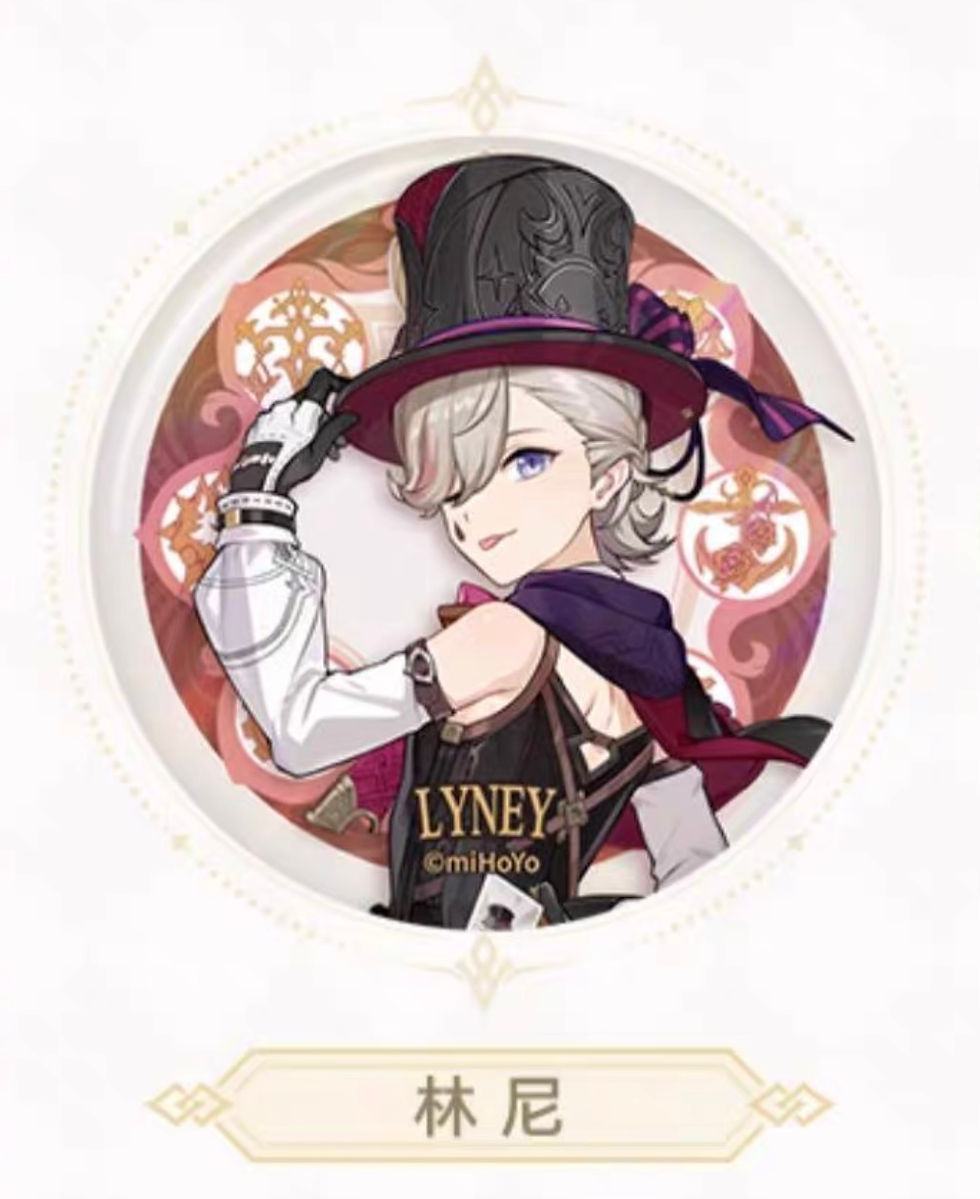 Thumbnail: Fontaine Characters Round Pin