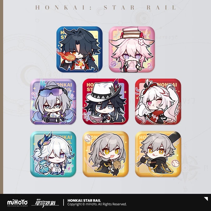 Honkai: Star Rail Square Pin