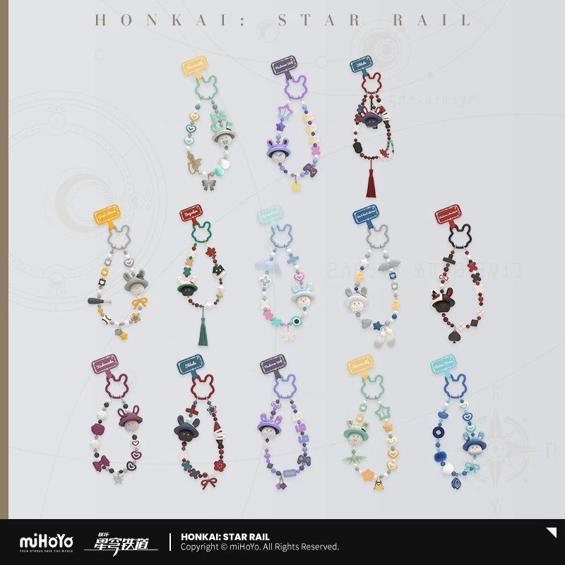 Honkai: Star Rail Cell Phone Keychain Blind Box