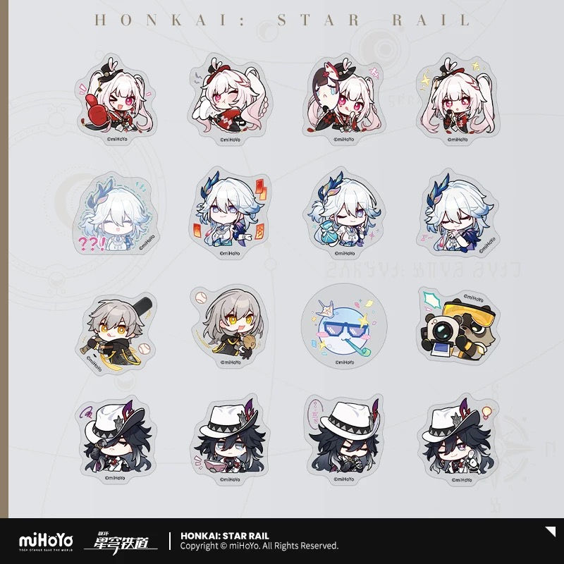 Thumbnail: Honkai: Star Rail Stickers Set