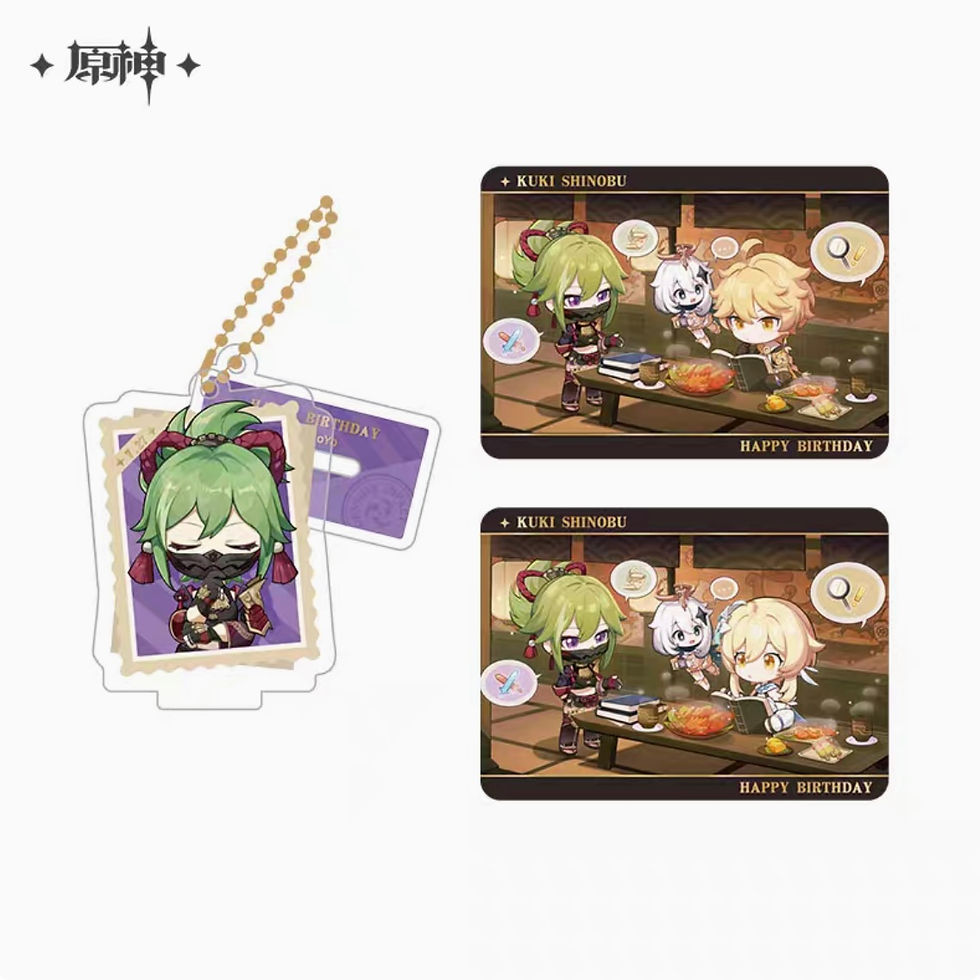 Thumbnail: Genshin Impact Acrylic Stand and Collection Card Set