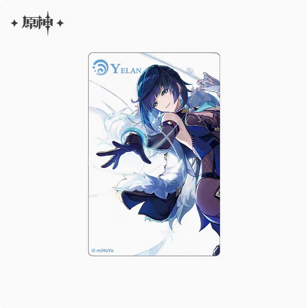 Thumbnail: Genshin Impact Acrylic Clear Card