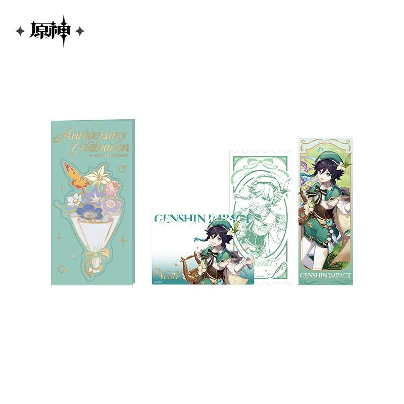 Thumbnail: Genshin Impact Anniversary Collection Ticket and Card Set