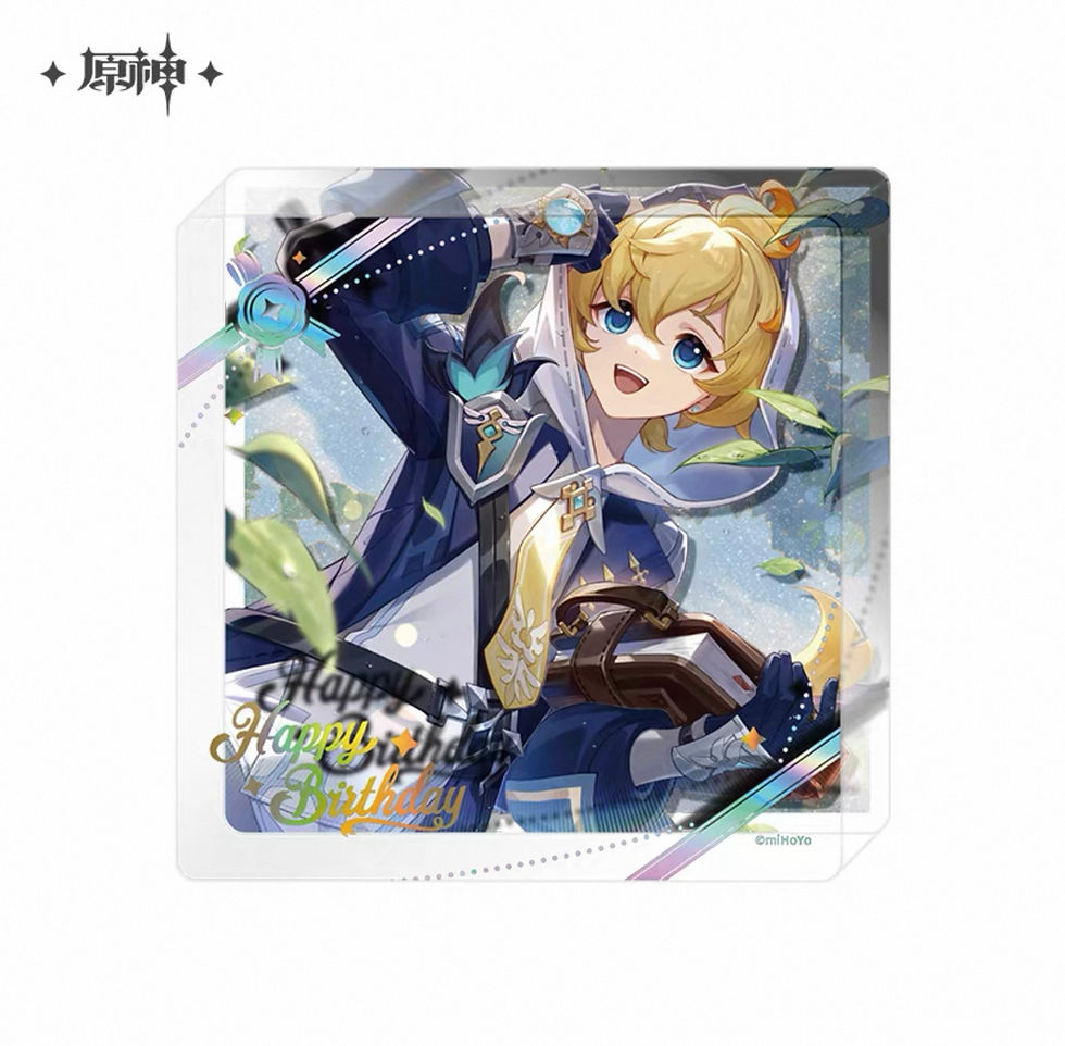 Thumbnail: 【Set B】Genshin Impact Thick Acrylic Coaster