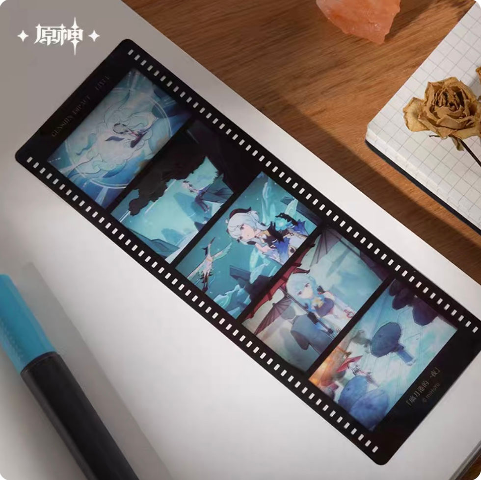Thumbnail: Genshin Impact Photographic Film Styled Bookmark Set