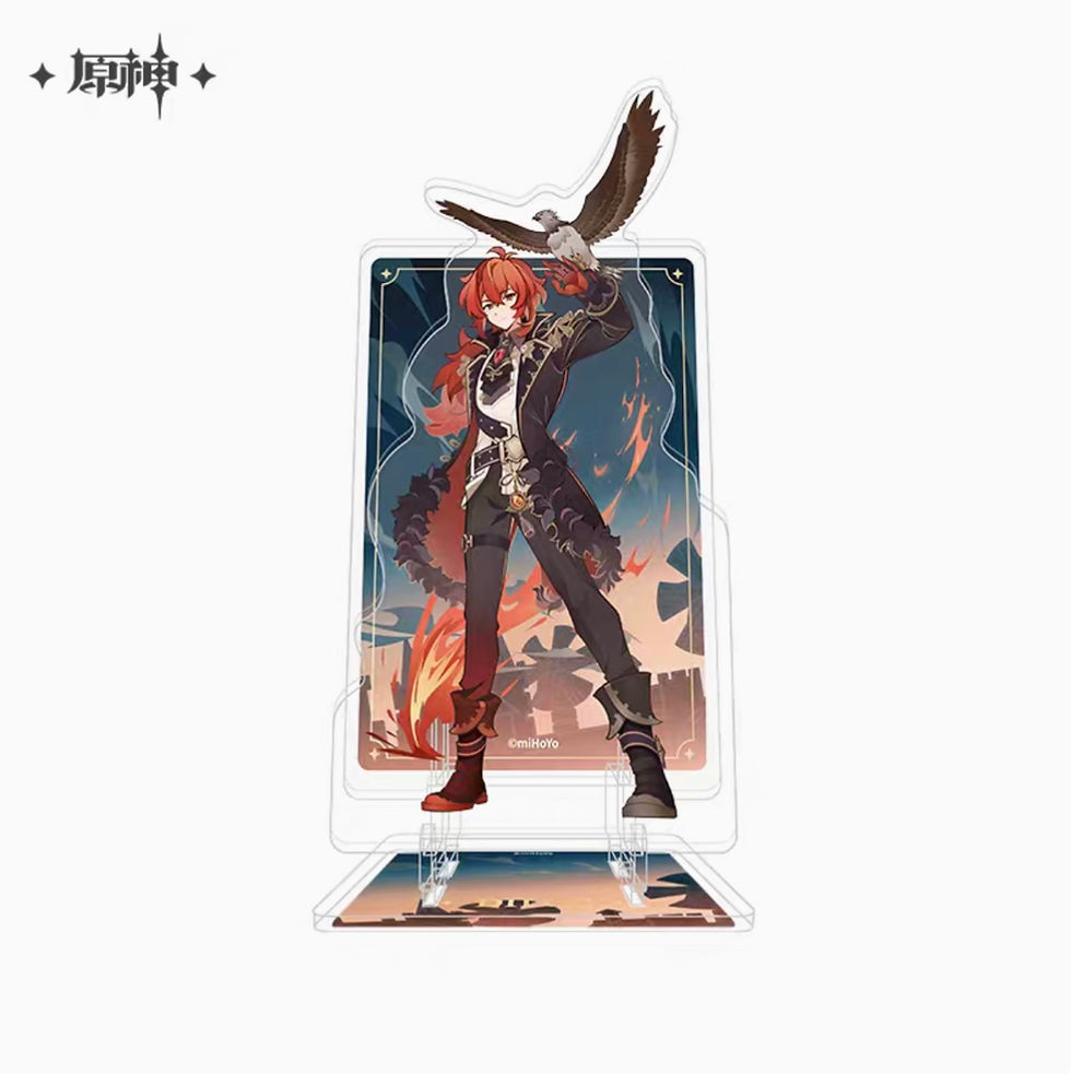 Thumbnail: 【Set B】Genshin Impact Acrylic Cellphone Holder