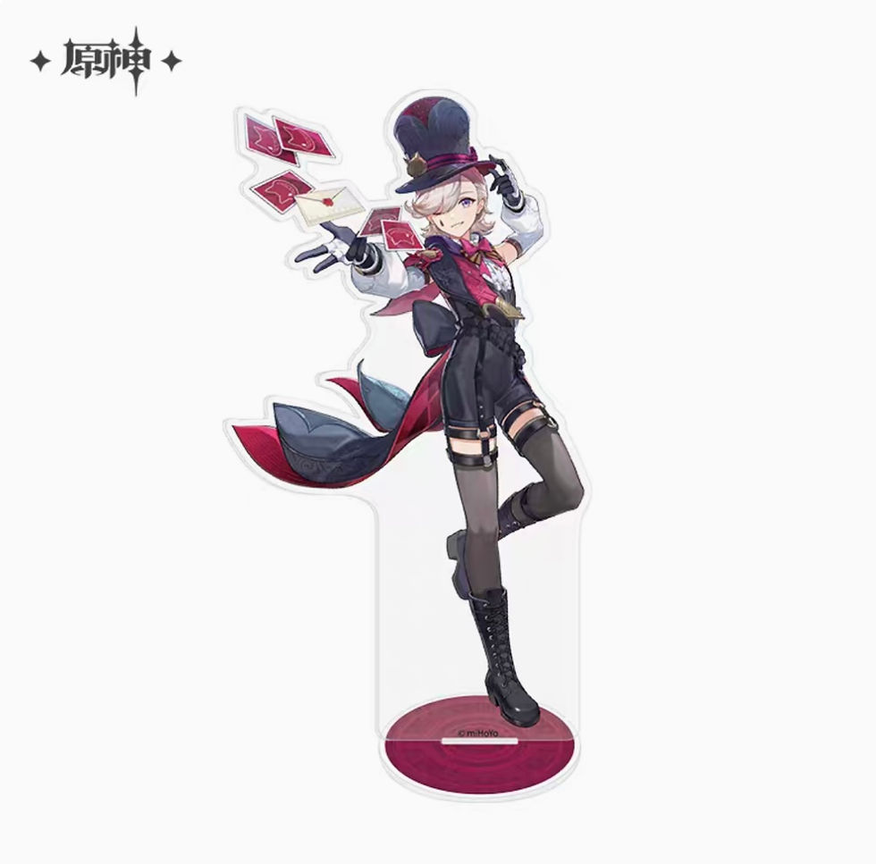 Thumbnail: Fontaine Series Merchandise (round pin, stand, folder)